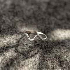Water Wave Silver Ring