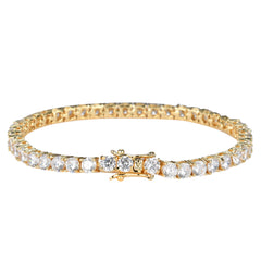 Tennis Chain Copper Zircon Bracelet