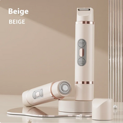Dual-Head Electric Shaver, Painless Women's Epilator Bikini Hair Removal Device Automatic Hair Trimmer Underarm Facial Lips Leg