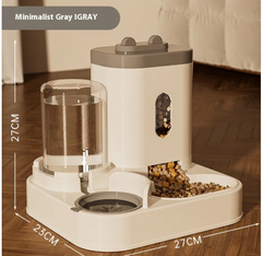 Automatic Pet Feeder for Dogs and Cats: Food and Water Dispenser