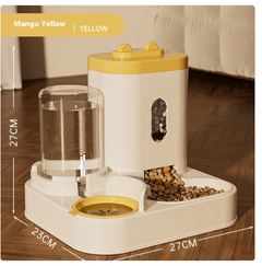 Automatic Pet Feeder for Dogs and Cats: Food and Water Dispenser