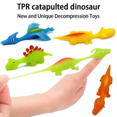 Slingshot Dino-Launch Finger Fun: Toy