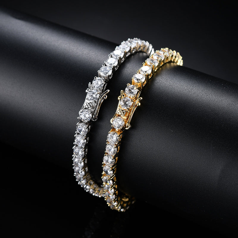 Tennis Chain Copper Zircon Bracelet