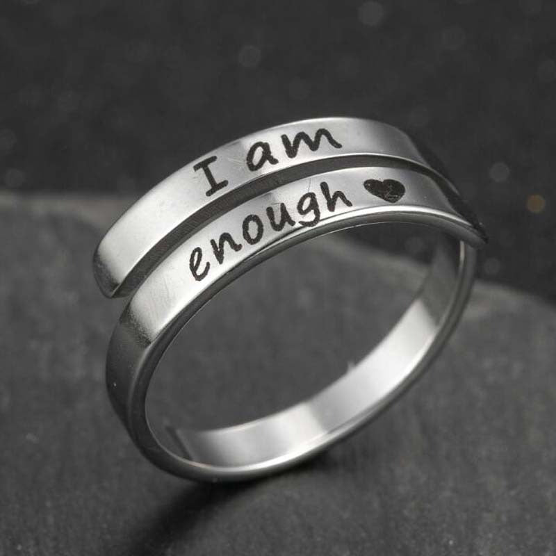 Retro Stainless Steel Double Ring