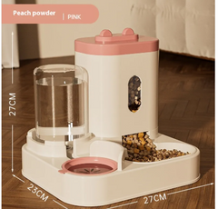 Automatic Pet Feeder for Dogs and Cats: Food and Water Dispenser