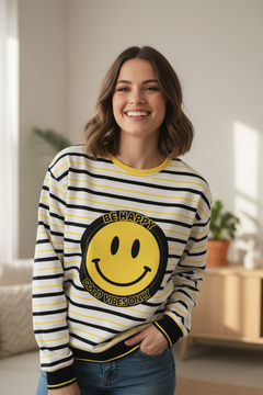 Be Happy Sweatshirt - Lifestyle