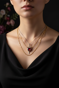 Love Dagger Necklace - Lifestyle